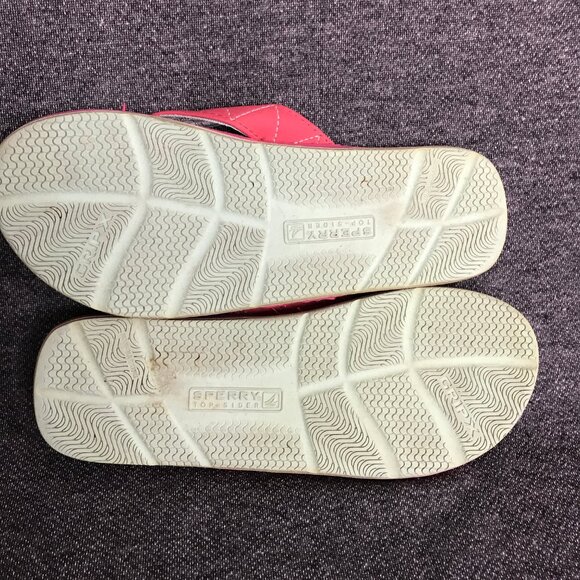 Sperry Top-Sider Topsail Pink Flip Flop Thongs Beach Sandals Women's Size 5 M - Picture 8 of 9